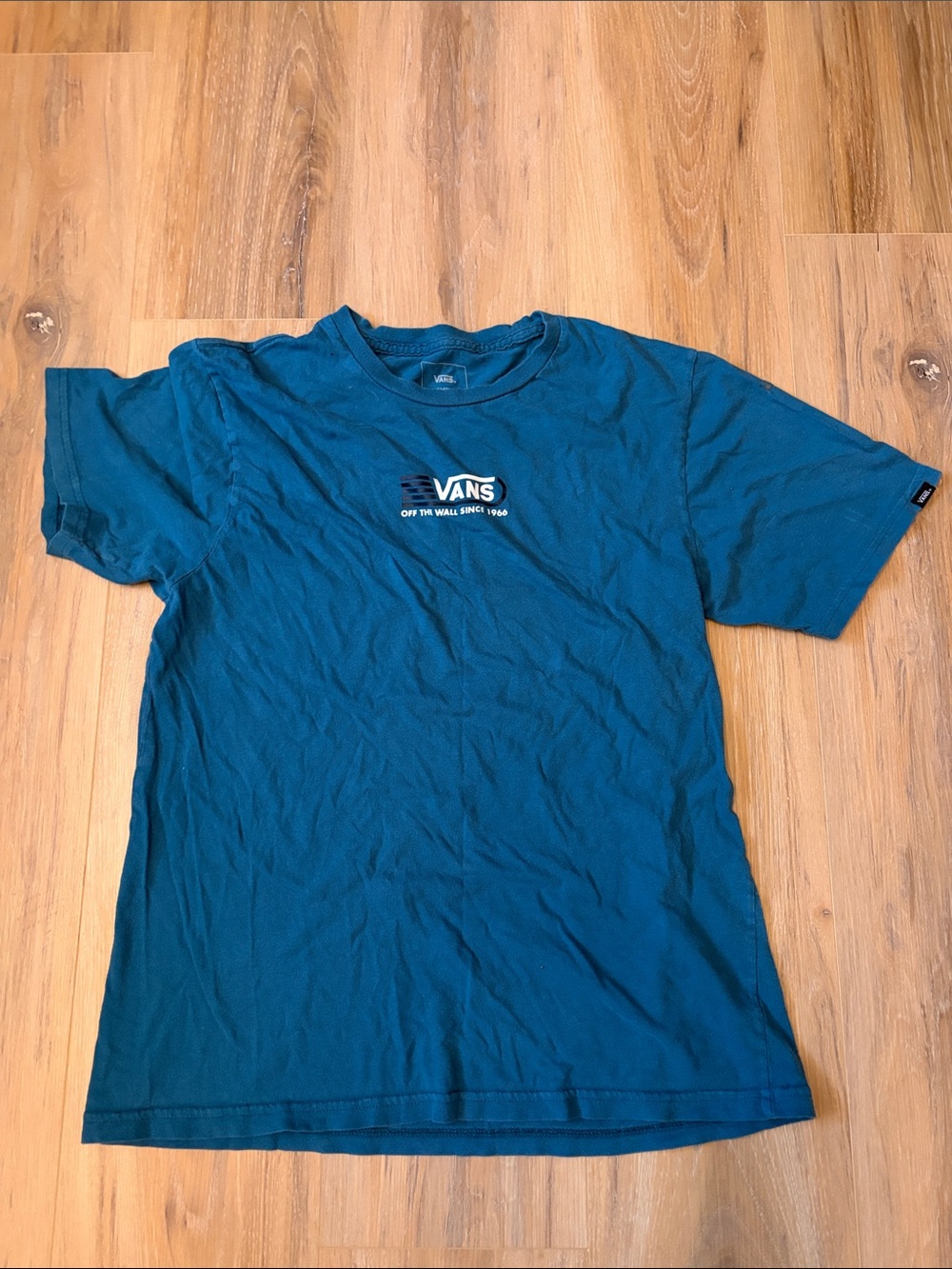(2 for 10$) Vans kids Teal Short Sleeve Logo Tee